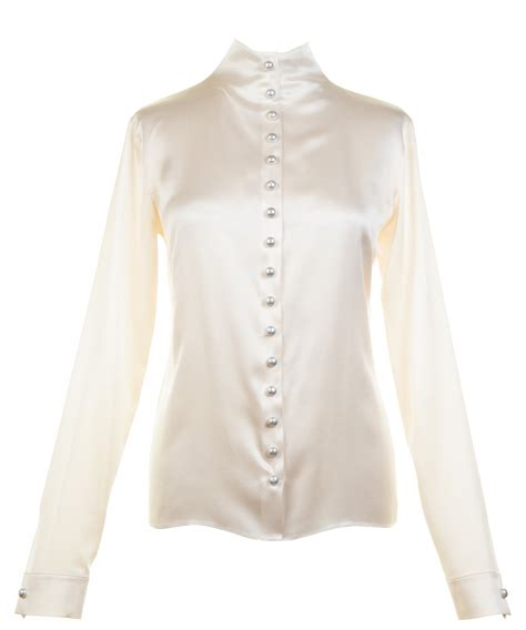 camisas chanel|Chanel silk blouses.